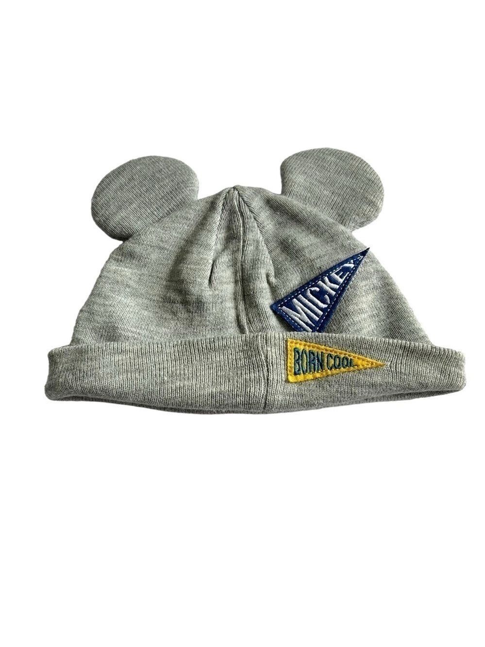 Disney Mickey Ears‎ Gray Knit Hat Kids M/L 7-10 yrs - Picture 3 of 6